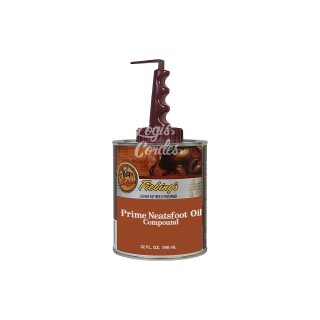 Fiebing's Prime Neatsfoot Oil Compound 32Oz/946ml Neutral/ Neutral with applicator