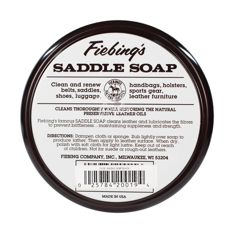Fiebing's Saddle Soap Blanc/White 12Oz/355ml
