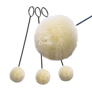 Wool ball brush