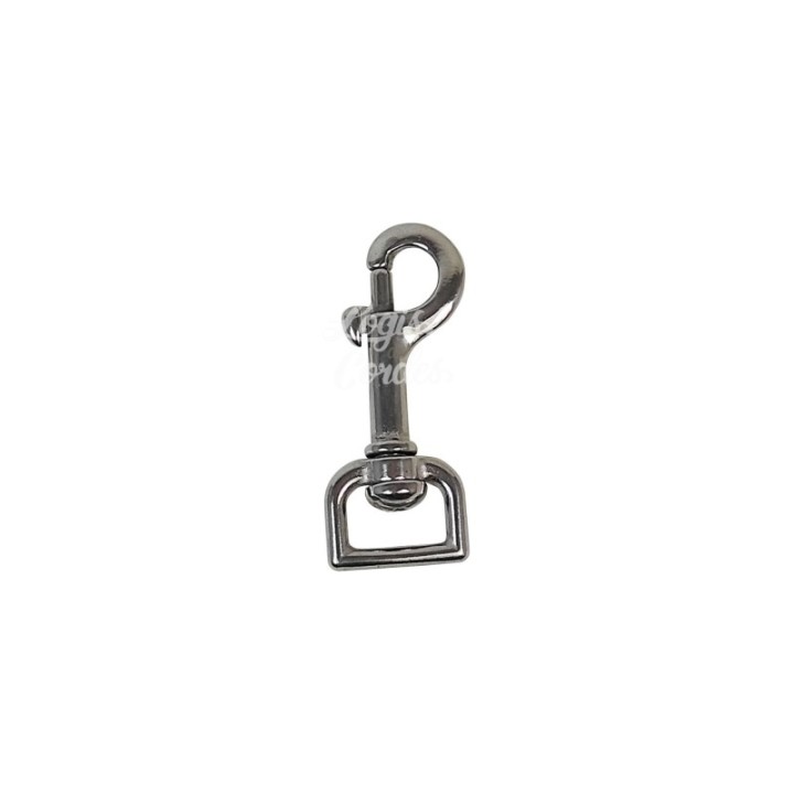Mousqueton Inox / Stainless Steel tirette oeil Carré tournant