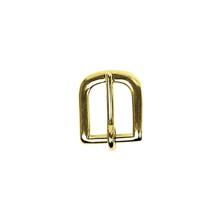 Fine Golden Bronze Lyre Buckle