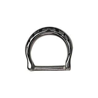 FLORAL Des breast collar w/ black patina