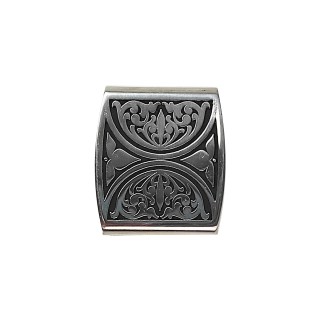 Passant billet avec patine noir