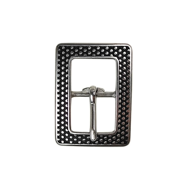 Double buckle polkadot w/ black patina