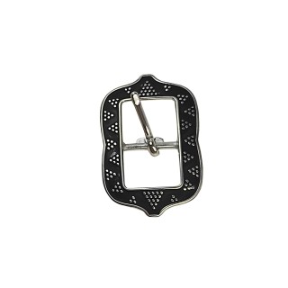 morrocan Centerbar Buckle w/ black patina