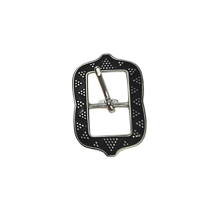 morrocan Centerbar Buckle w/ black patina