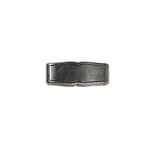 Passant smooth liseré patiné noire