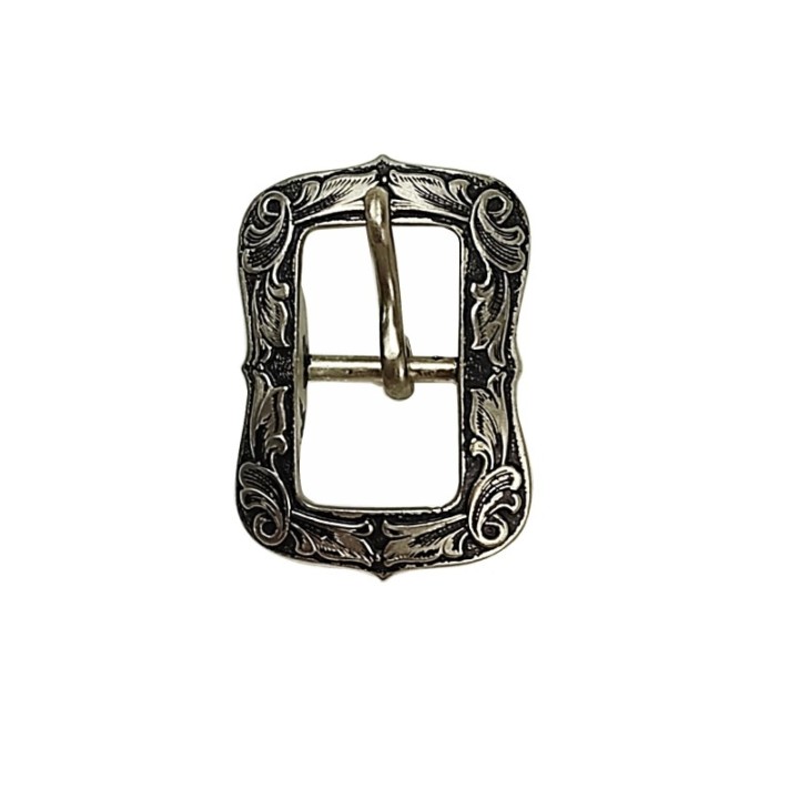 Bronze Centerbar Buckle acanthus