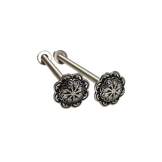 Floral stirrup bolts