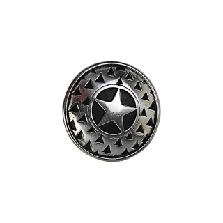 Concho rasp / star avec passant et patine noire