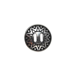Concho slotted indian w/ black patina