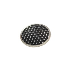 Concho oval polka dot w/...