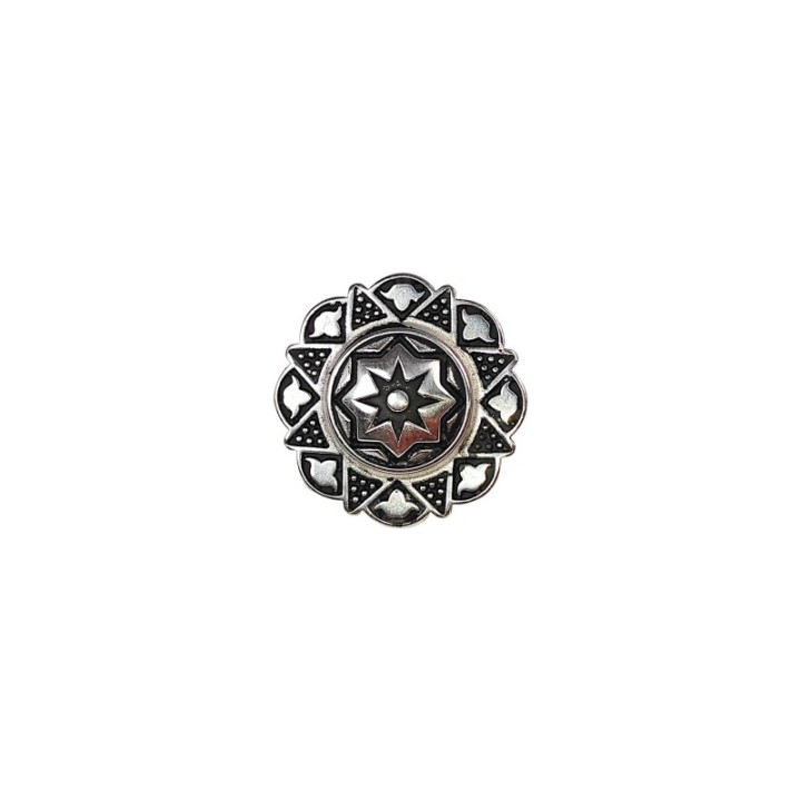Concho morrocan w/ loop & black patina
