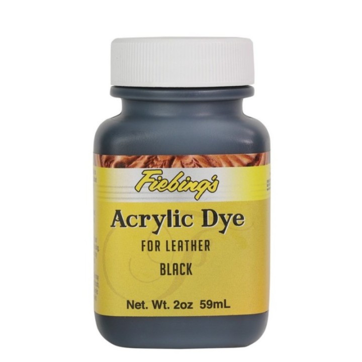 Fiebing's Acrylic Dye Black/Black