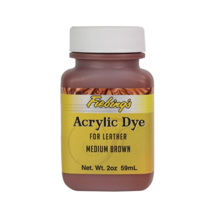 Fiebing's Acrylic Dye Medium Brown