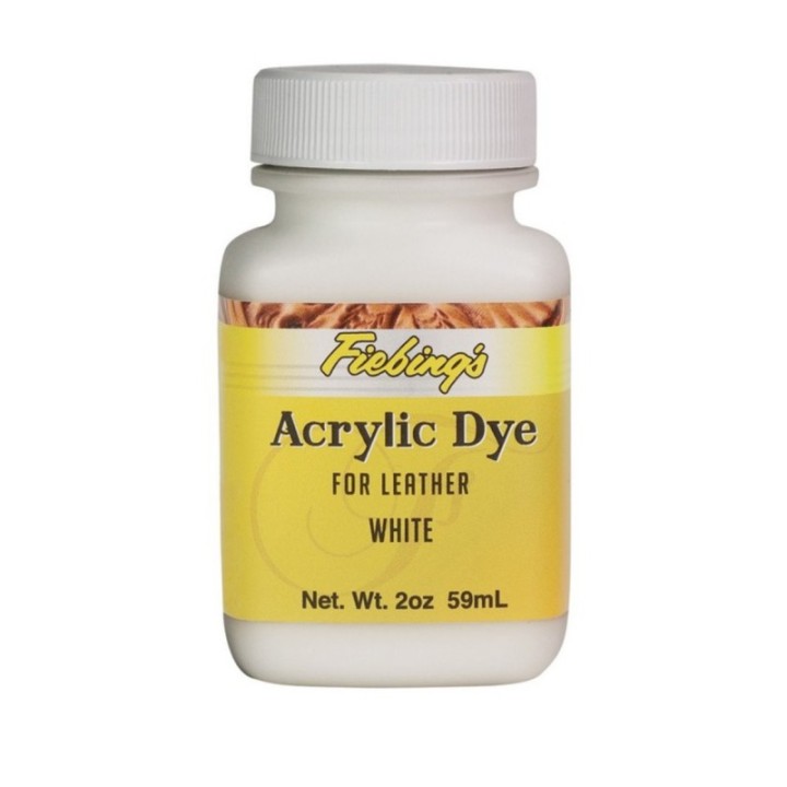Fiebing's Acrylic Dye White/White