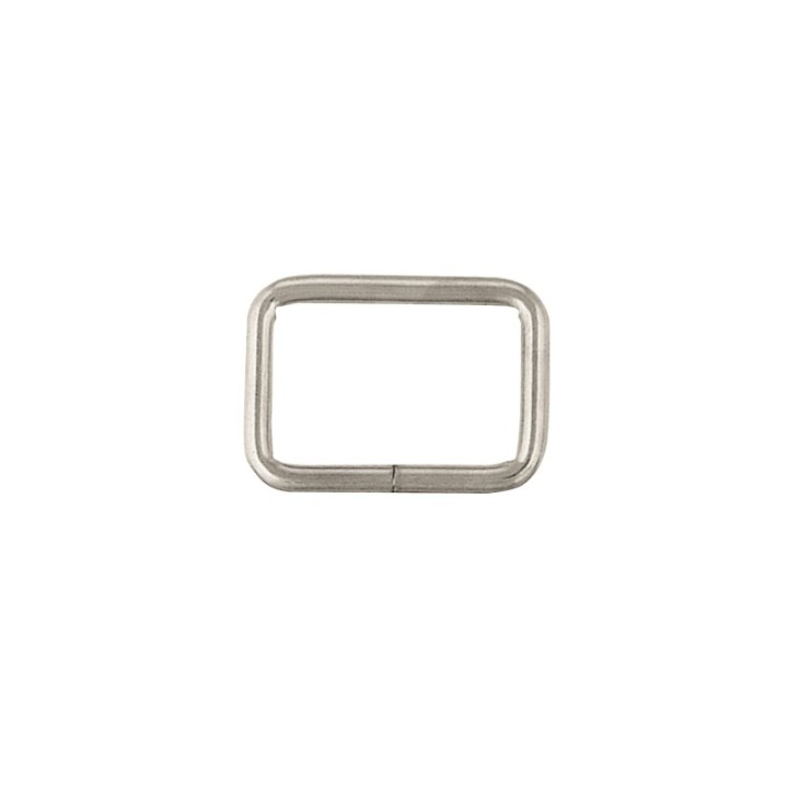 Nickel-plated Steel loop Medium Rectangle