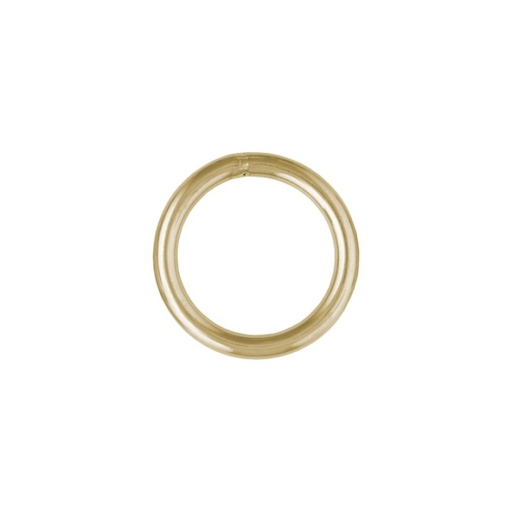 Golden plated steel ring
