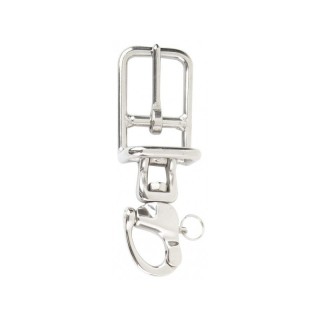 PULL BUCKLE WITH STRONG STAINLESS STEEL SNAP HOOK