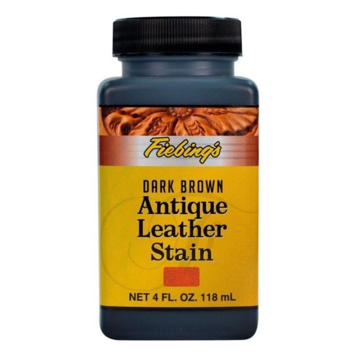 Fiebing's Antique Leather Stain Dark brown/Dark Brown
