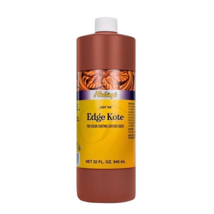 Fiebing's Edge Kote 32OZ Light Ochre/Light Tan