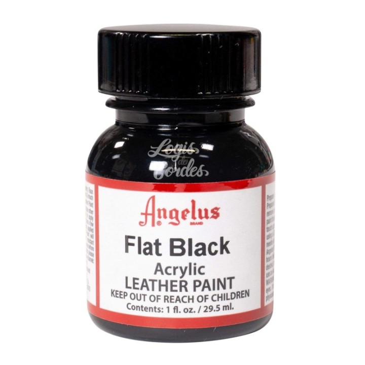 Angelus acrylic paint, Flat Black