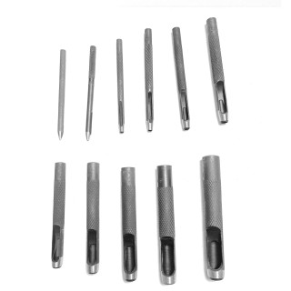 11-piece round punching tool set