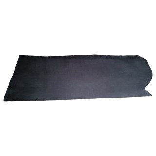 pre-stretched chrome leather Black