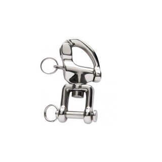 Stainless Steel Snap Hook 35mm with Swivel Eye Attachment