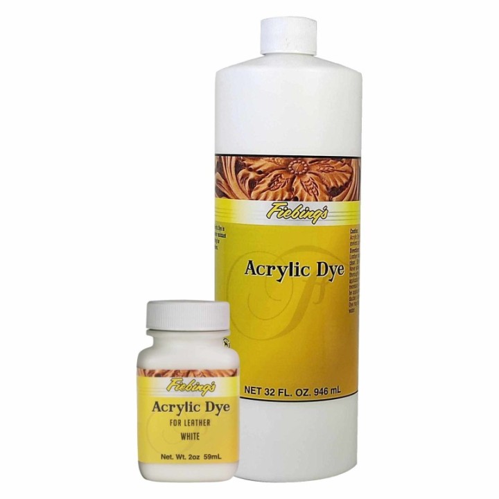 Fiebing's Acrylic Dye White/White