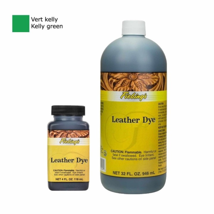 Leather Dye Kelly green/Kelly green Fiebing's