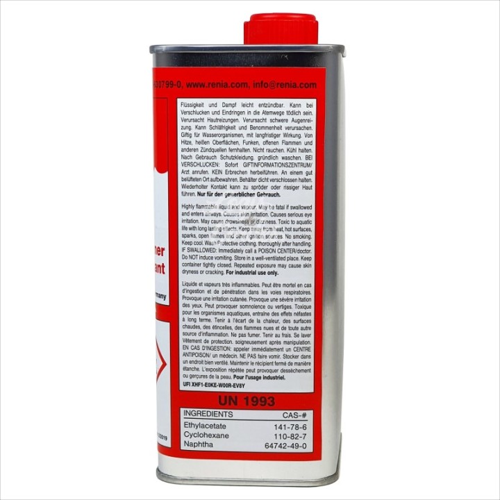 RENIA  Thinner  Glue thinner 850g