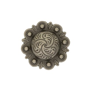 Berry Concho Antiques Silver w/ chicago screws