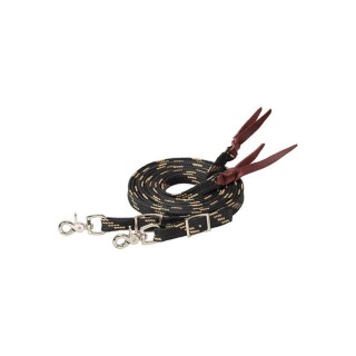 Weaver - Flat Braided Competition Split Reins, 3/4" x 8'