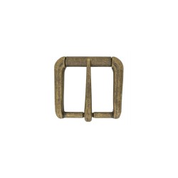 Antique brass roller buckle