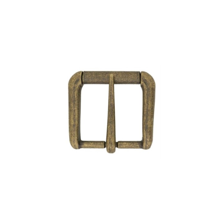 Antique brass roller buckle