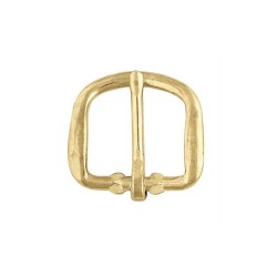 Boucle de ceinture acier doré