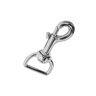 Snap bronze nickel hook with rotating eye 20mm/6,6cm