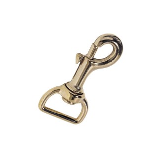 Snap Golden bronze hook with rotating eye 20mm/6,6cm