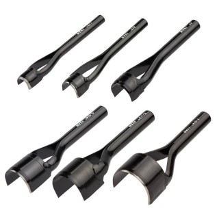 English-point strap end punches