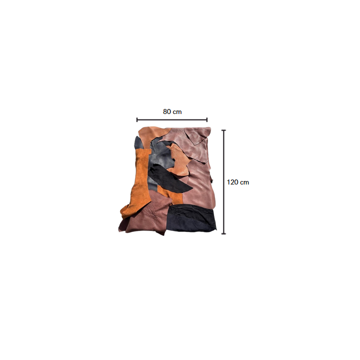 Premium calf leather offcuts
