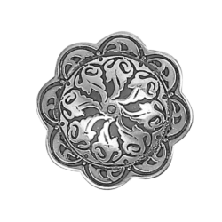 Concho floral avec vis...