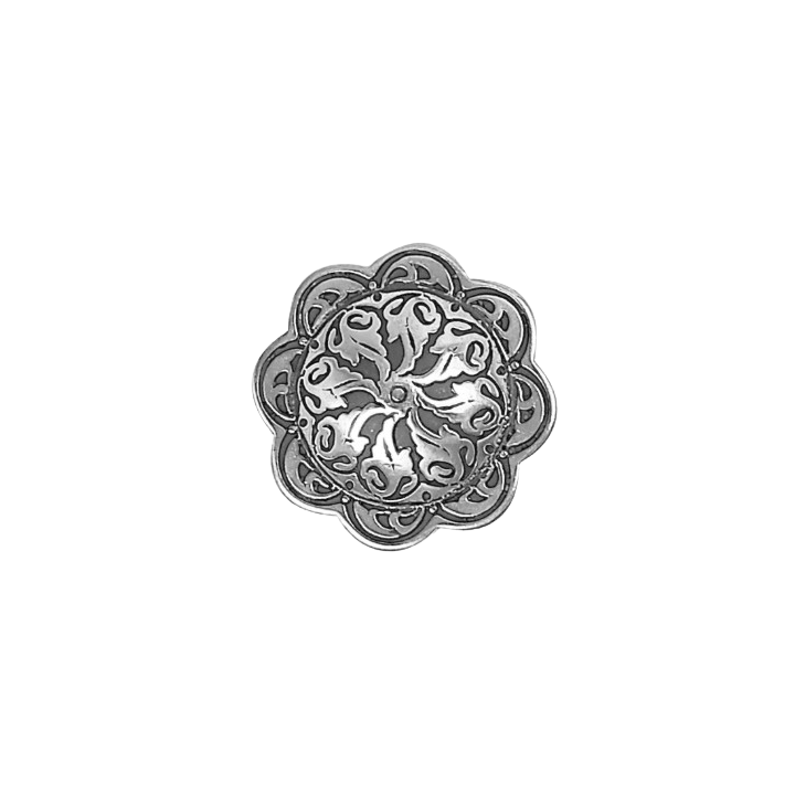 Floral concho with 45 mm Chicago screw