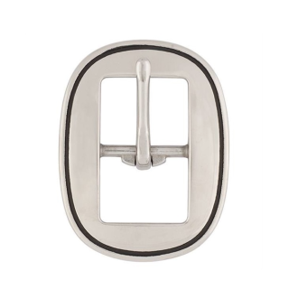 Jeremiah Watt's smooth, grooved oval buckle
