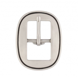 Boucle ovale lisse et...