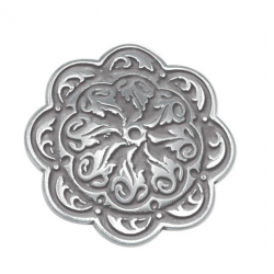 Concho floral accentué de...