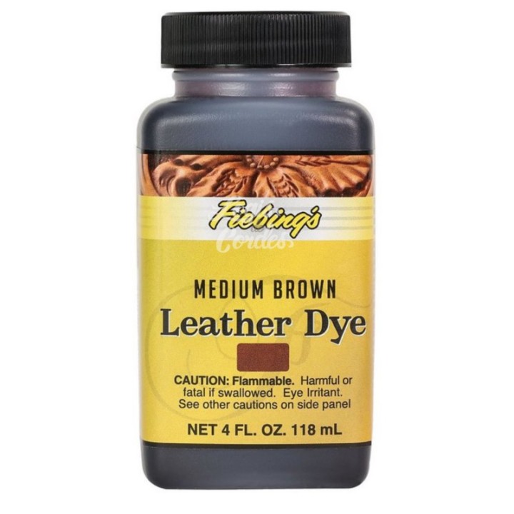 Leather Dye Medium brown/Medium brown Fiebing's