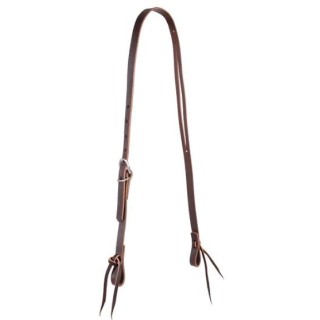 Latigo leather split-ear bridle