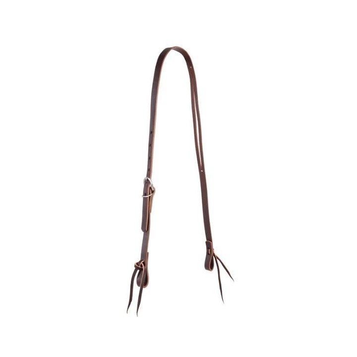 Latigo leather split-ear bridle