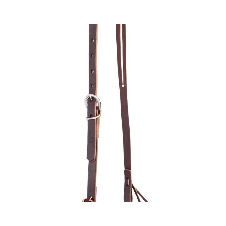 Latigo leather split-ear bridle